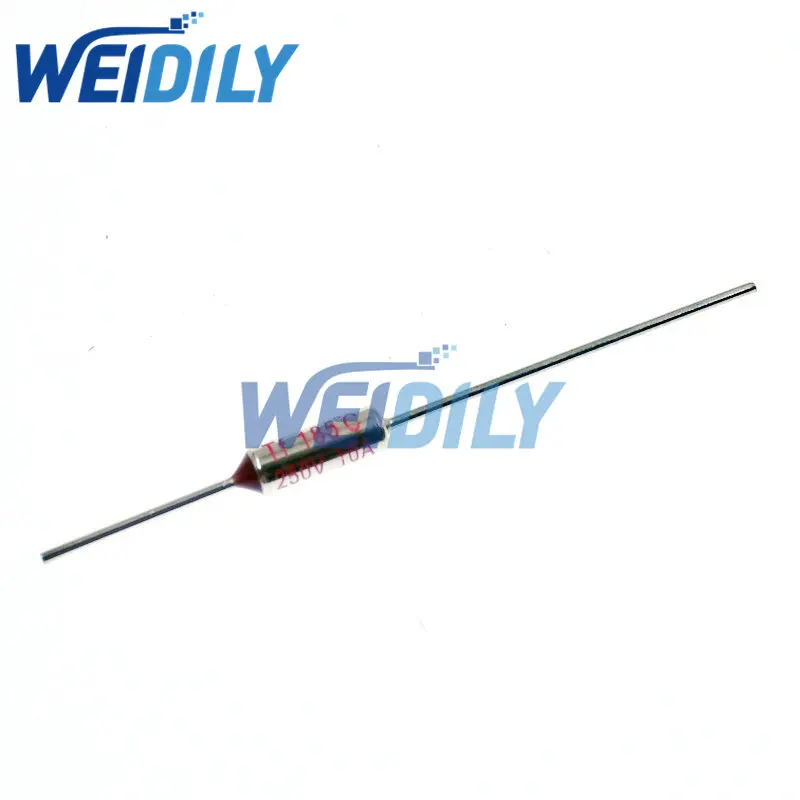 10PCS TF 185 Celsius Circuit Cut Off Thermal Fuse 250V 10A Degree Temperature |