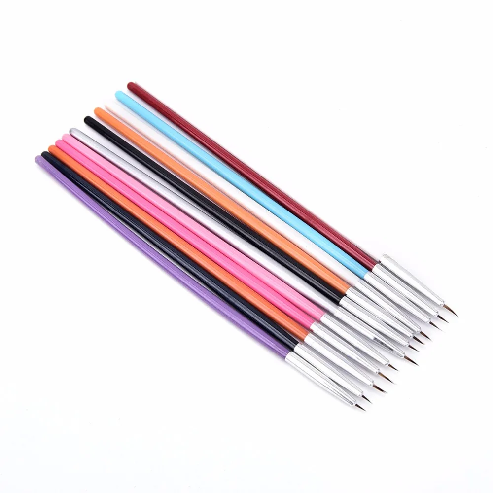 

12 Pcs Nail Brush for Manicure Brushes for Nails Design Art Pinsel Painting Dotting Acrylic UV Gel Polish Liners Tool