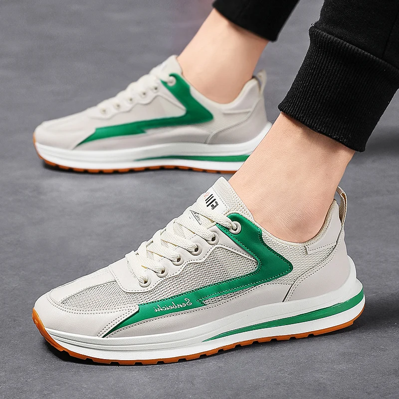 

2021 New Summer Men's Mesh Lace-Up Classic Sneakers Fashion Outdoor Casual Sport Shoes Trendy High Quality Running Forrest Shoes