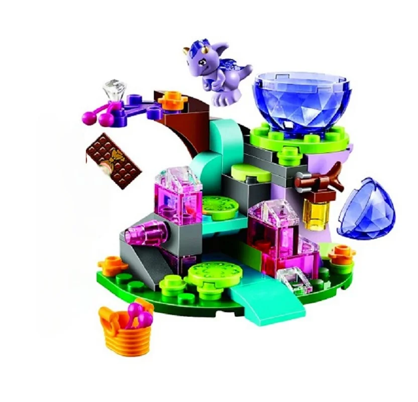 83 шт. эльфов Эмили Джонс и ребенок ветер Дракон модель строительные блоки игрушки