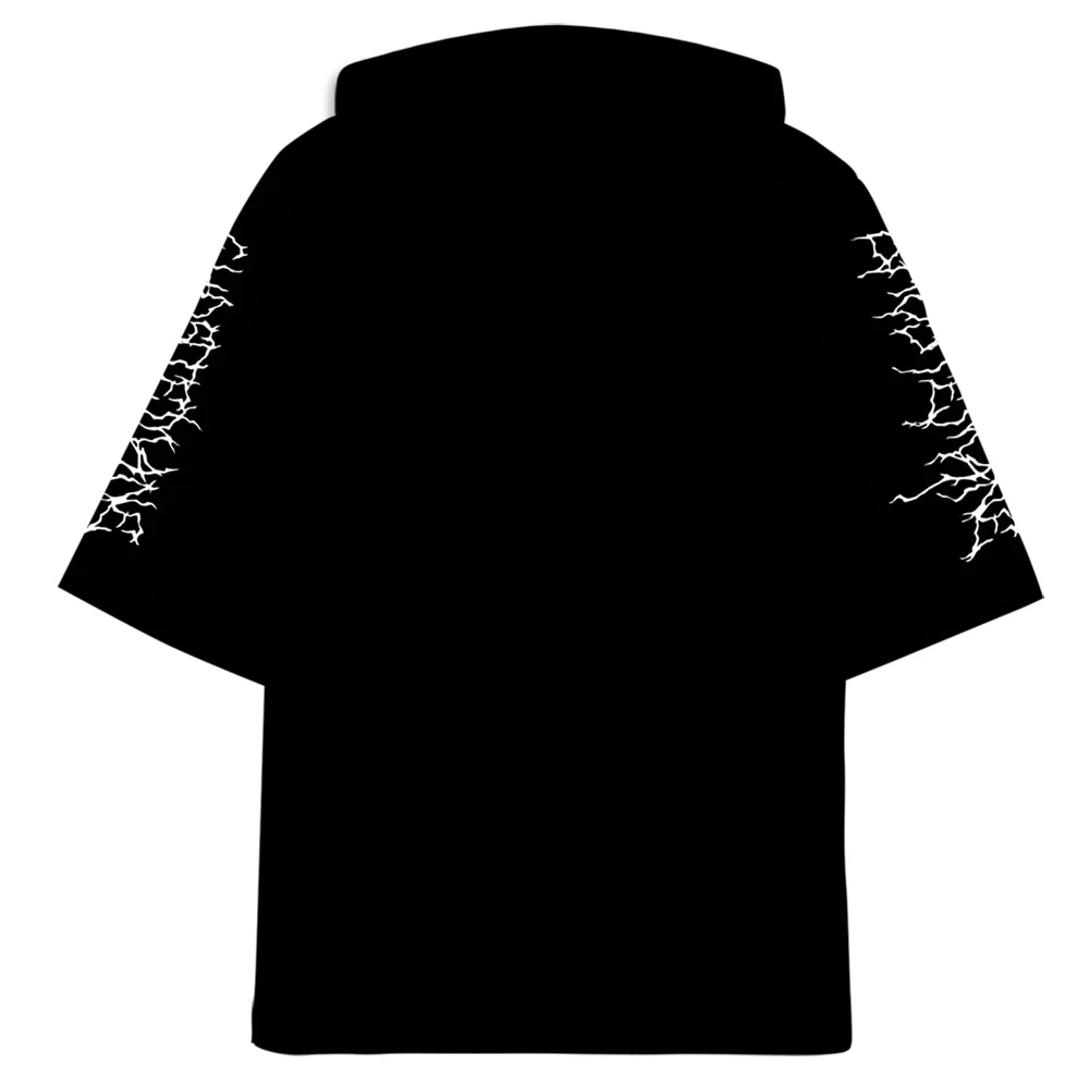 

Ghostemane World Tour Rock Music Logo 3D Print Hooded T-shirt Men/Women Harajuku Hoodie Short Sleeve Hoodie