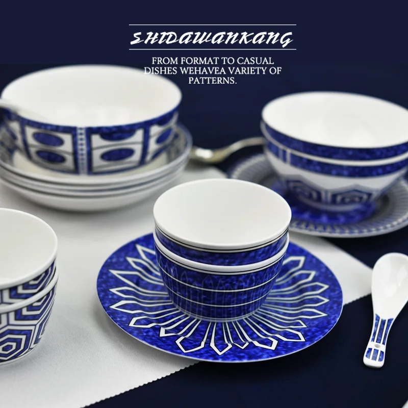 Набор керамических тарелок ложек 16 шт.|set bowls|bone china dinnerware setchina set |
