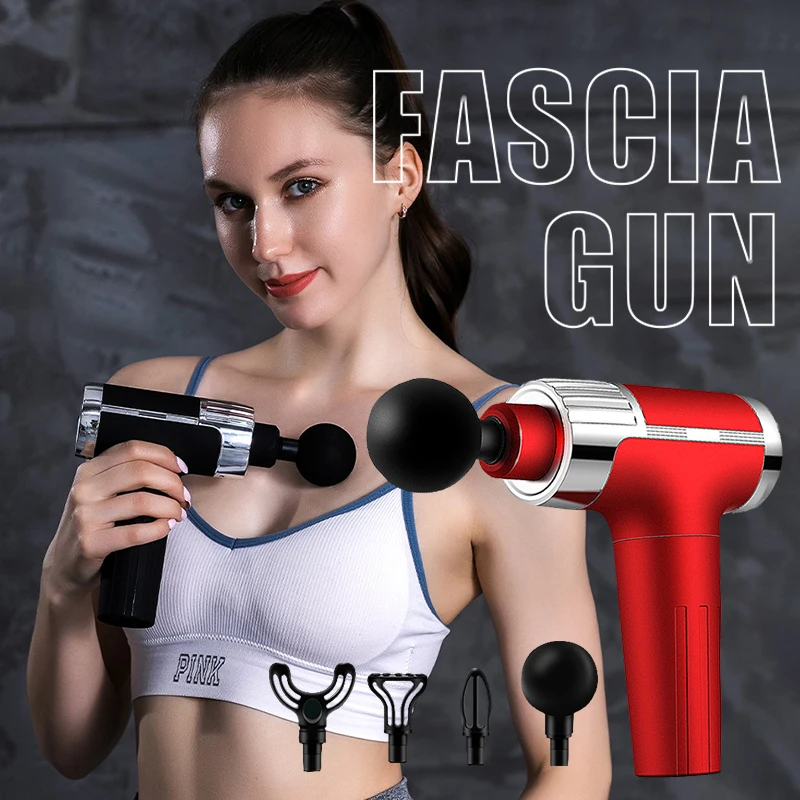 

60W 24V Massage Gun Deep Tissue Percussion Muscle Massage for Pain Relief Portable Back Body Relaxation Sport Massager 30Speeds