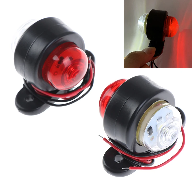 Универсальная мини-лампа для автомобиля грузовика прицепа маленькая круглая