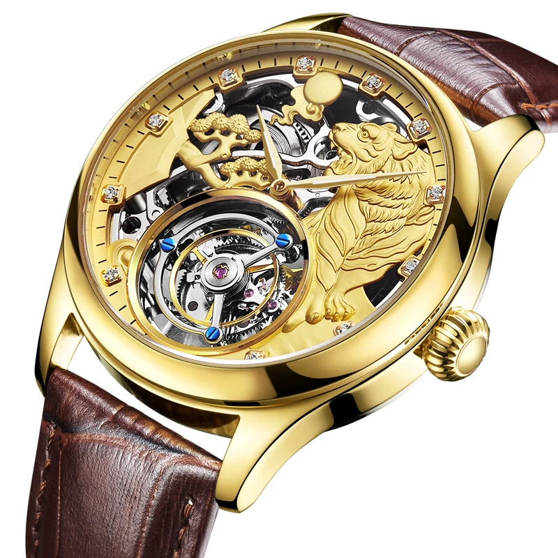 

2021 NEW Brand luxury domineering Men Watch Fully Automatic Mechanical Trend Top FRX Tourbillon Watch Domineering Gift Men Clock