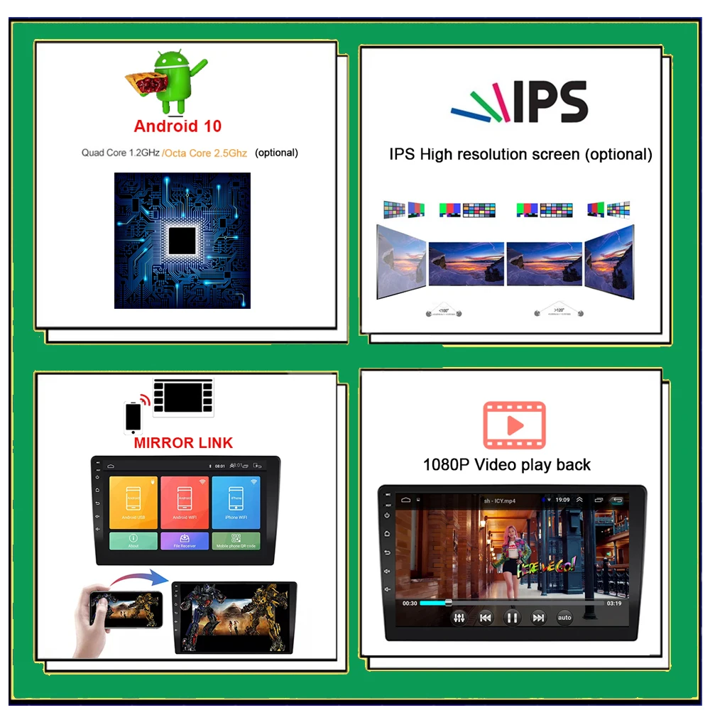 Автомобильное DVD-радио 4 Гб ОЗУ 128 ПЗУ Android 10 DSP SPDIF GPS-навигатор carplay для Sienna 2015-2018 |