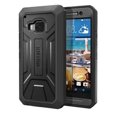 For HTC One M9 Phone Case Heavy Duty Protection Cover Joylink Built-in Screen Protector Defender Business Black