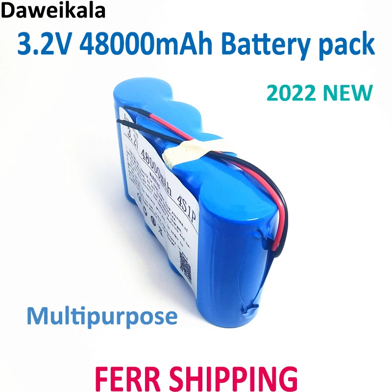 

New3.2v 32700 12ah 24ah 36ah 48ah Rechargeable Lifepo4 High Drain 60ah 72AH for Battery Pack Diy Vehicle Electric Bicycles