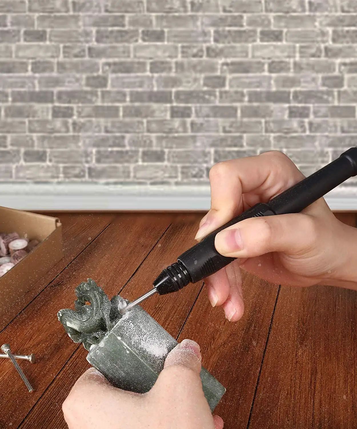 Электрическая дрель GOXAWEE Dremel шлифовальный станок мини-дрель для гравировки