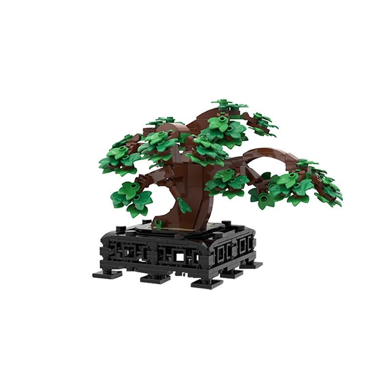 

Мини-горшечные растения MOC, строительные блоки, ваза, зеленая трава, высокотехнологичная модель, игрушки «сделай сам» для детей, подарок на д...