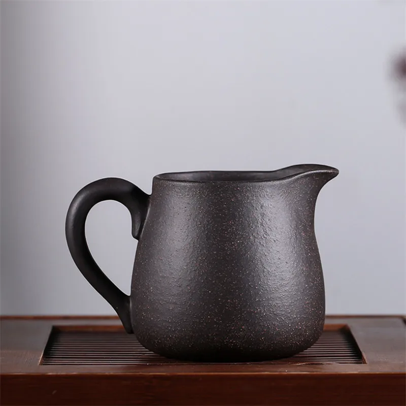 Yixing Purple Clay Carved Hand-painted Plum Fair Cup with Handle Tea Set Office Drinkware Handmade Cha Hai Household | Дом и сад