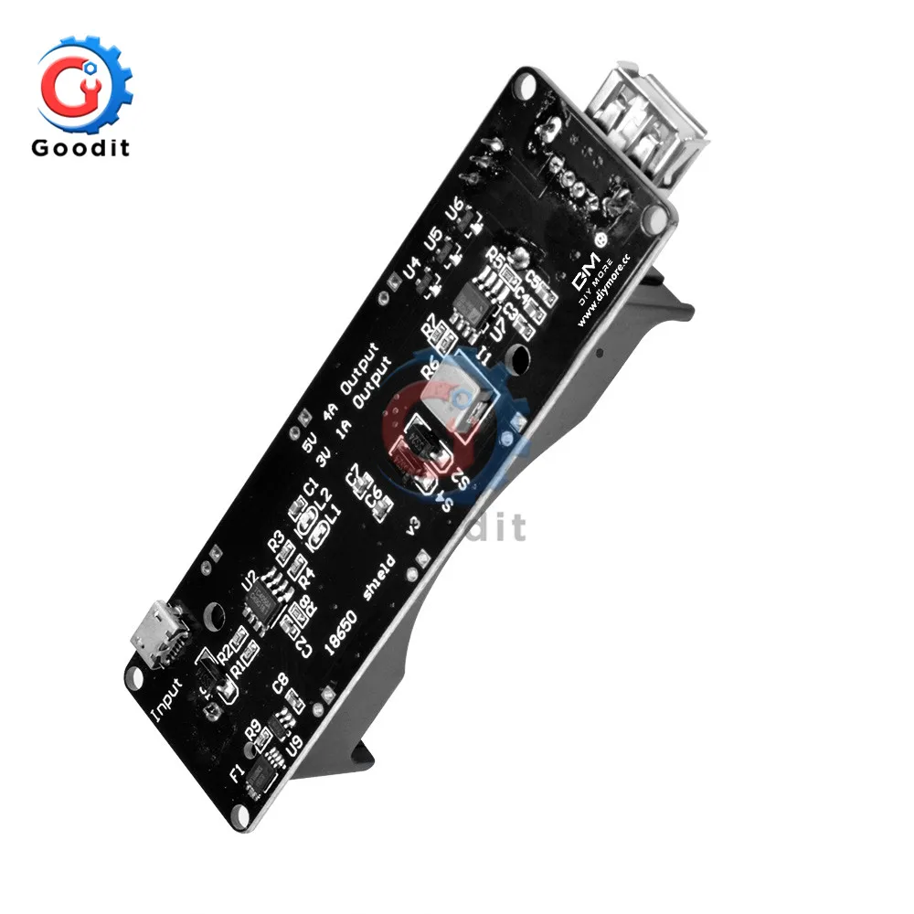 Плата зарядного устройства ESP32 ESP32S WeMos 18650 щит для зарядки аккумуляторов V3 Micro USB