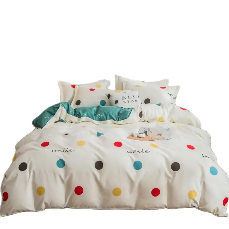 

Flower Point Bedding Duvet Cover Bed Sheet Pillowcase Full King Queen Twin Size Brief Set