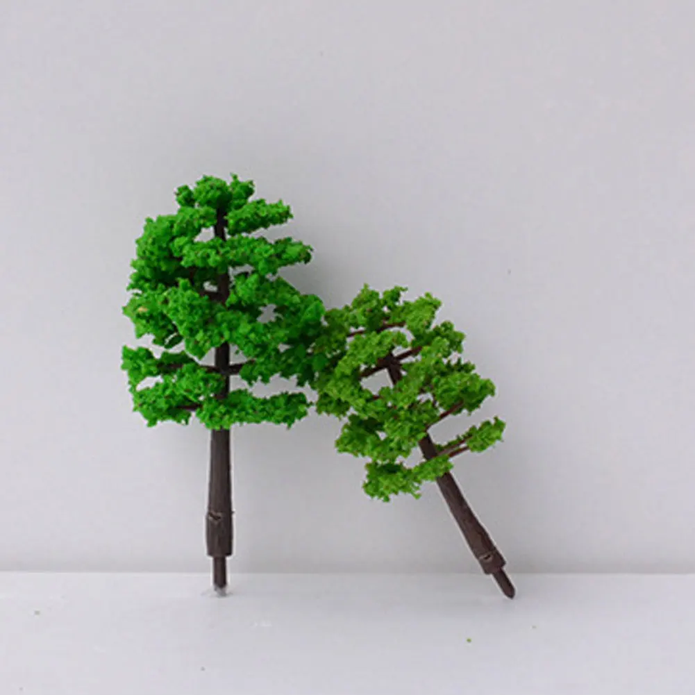 

20PCS Railroad Scenery Ornament Tree Simulation Mini Mixed Model Tree Train Trees Architecture Trees For DIY Scenery Landscape