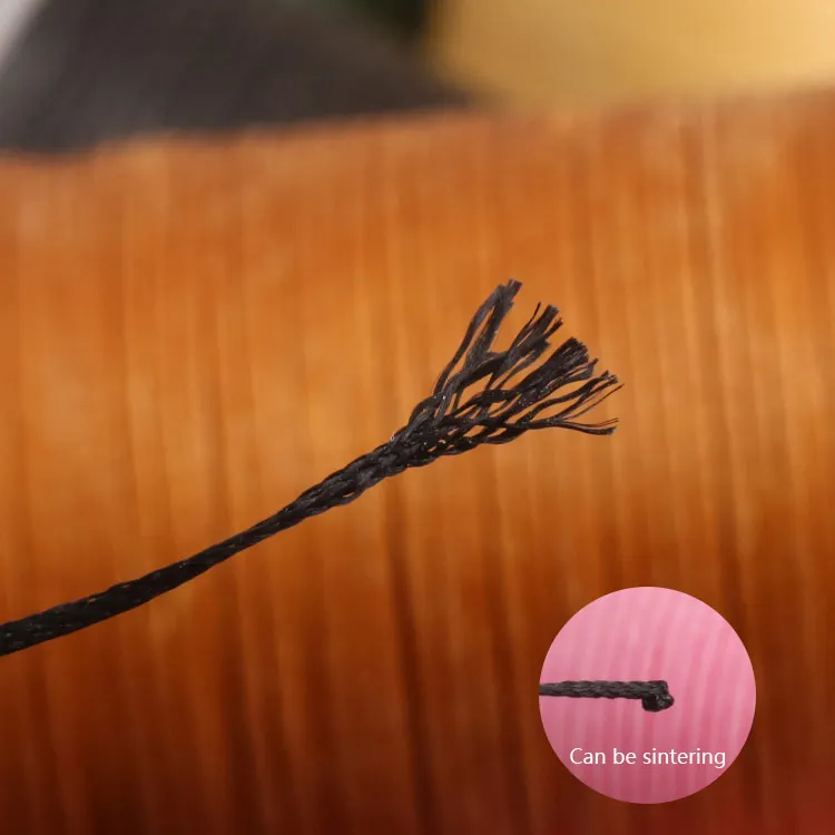 Прочные кожаные туфли на плоской подошве вощеная нить хлопок шнура для DIY