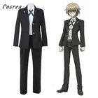 Супер данганронпа 2 Byakuya Togami Косплей рубашка пальто брюки костюмы мужчины Dangan Ronpa костюмы-униформы на Хэллоуин для мальчиков