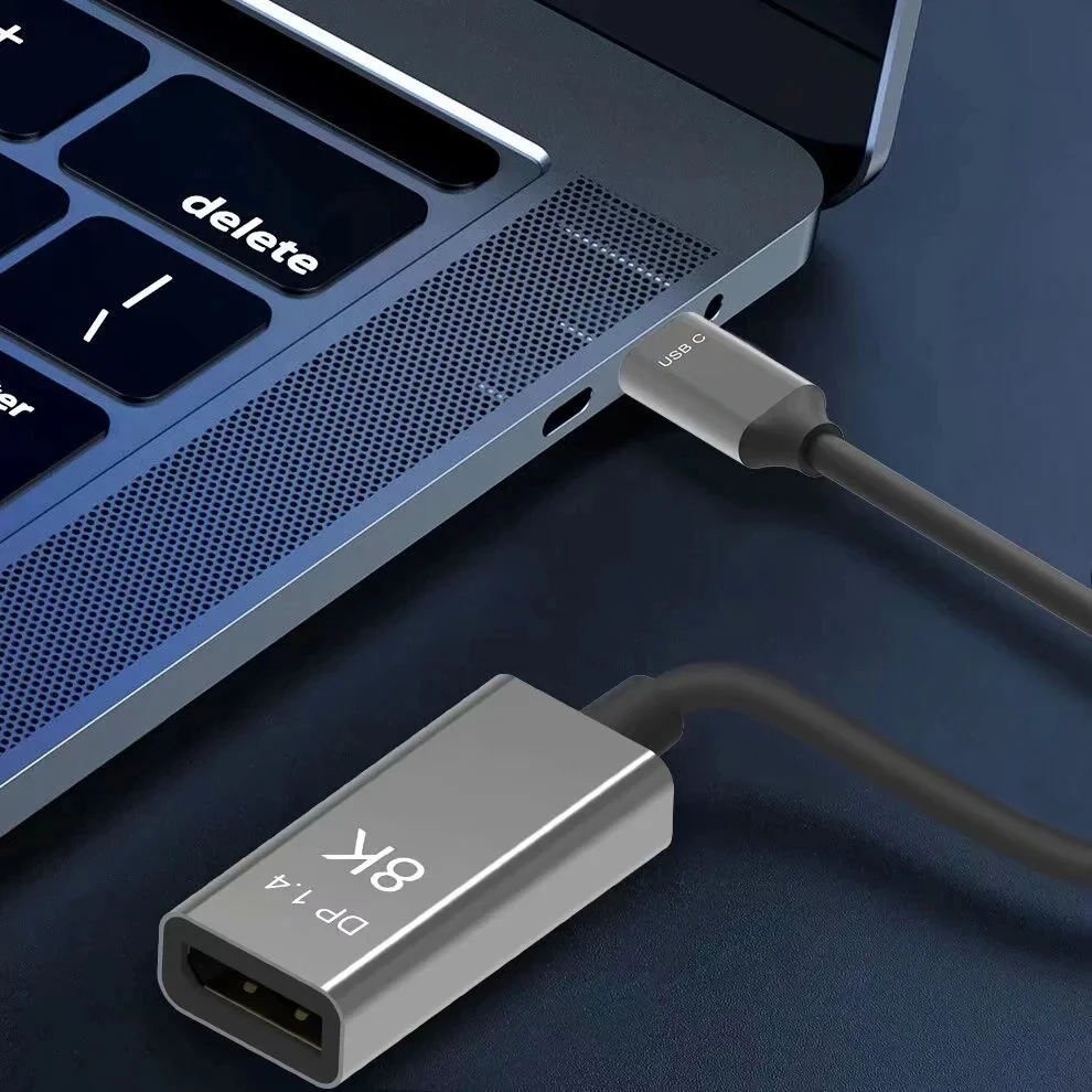 Удлинитель Thunderbolt 3 Папа-мама с USB Type-C на Displayport кабель DP 8K 60 Гц 4K 144 для Macbook Pro Dell LG ASUS