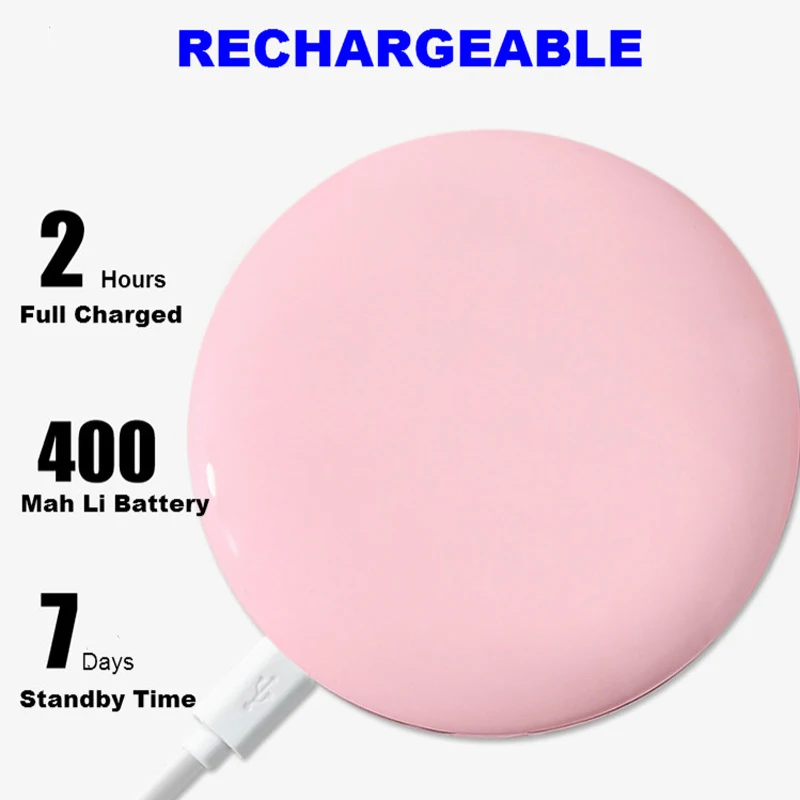 USB перезаряжаемое мини светодиодное зеркало для макияжа портативное компактное