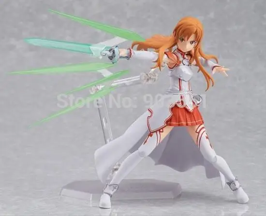 Аниме меч искусство онлайн Figma Kirito Asuna фигурка ПВХ экшн-фигурка Коллекционная