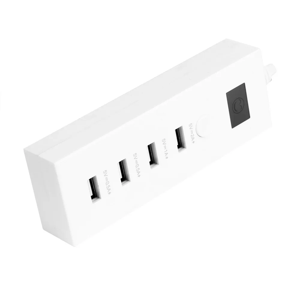 CARPRIE USB Switcher Hub 5A 4 порта настенный адаптер питания для зарядного устройства