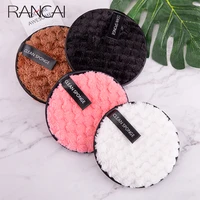 rancai makeup remover microfiber puff facial body clean sponge water lazy remove powder soft face cleansing make up cosmetic