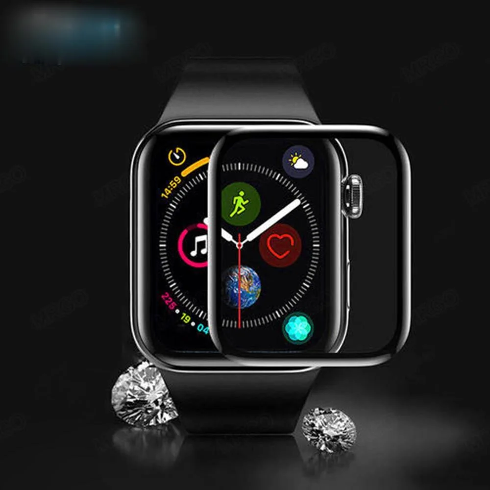 

Screen Protector Voor Apple Horloge Serie 4 5 6 Se 44Mm 40Mm Glas Beschermende Voor Apple Horloge 3 2 1 38Mm 42Mm