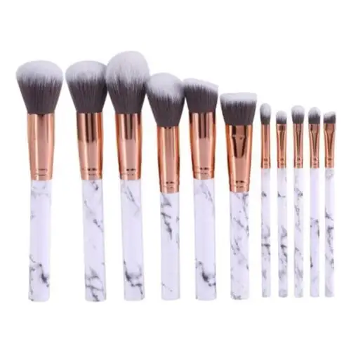10 шт. мармер Паттен сделать Борстель voor Cosmetische Poeder тональный крем Oogschaduw губ Make up