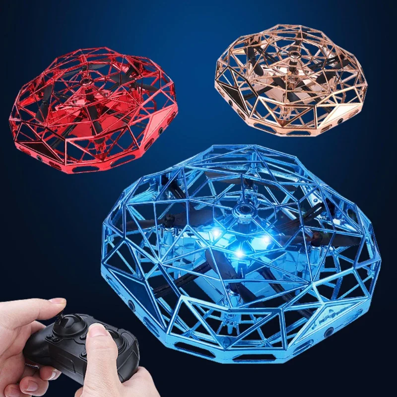 Индукционный Летающий мини Дрон НЛО на дистанционном управлении для детей