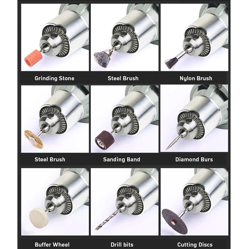 Мини гравер Dremel 480 Вт вращающийся инструмент сверлильный станок электрическая