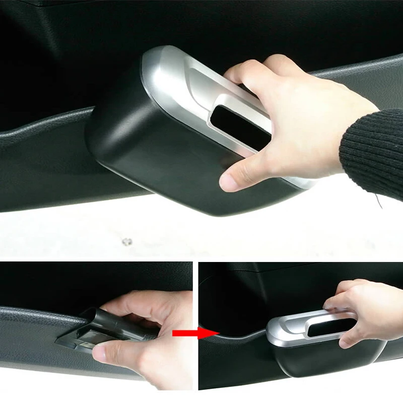 Автомобильная мусорная корзина POSSBAY держатель для мусора и пыли мини контейнер