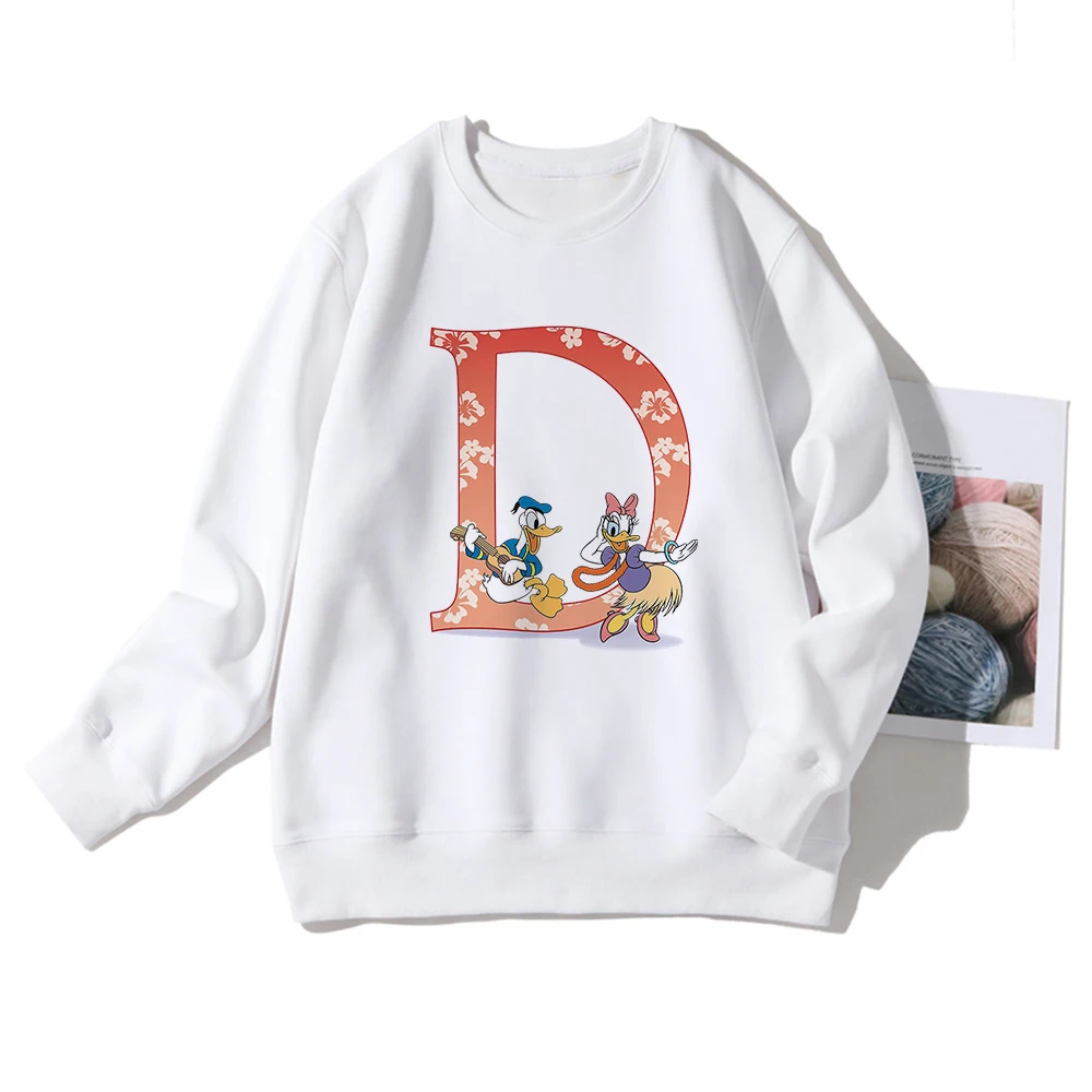 

Disney Donald Duck Harajuku Hoodie Women Pullover Sweatshirt 2021 Long Sleeve Comfort Top Sudadera Oversize Mujer Urbano Vogue