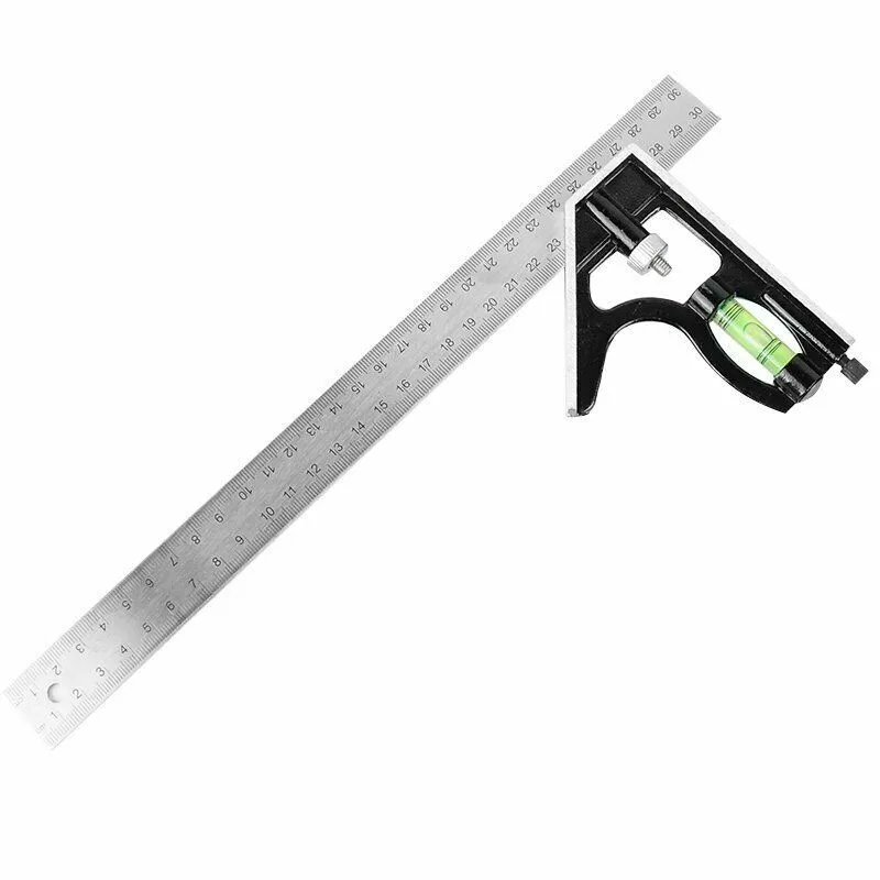 

2* Angle Ruler Level Tool 2pcs 2x 30*11cm Combination Square Laying Out