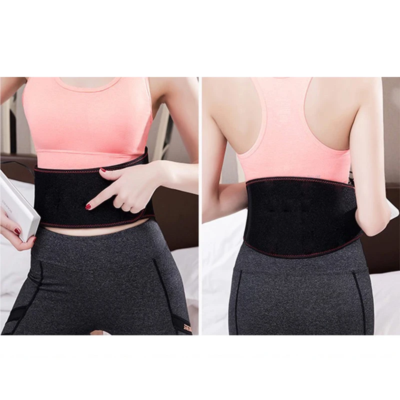 

Usb Waist Heat Belt Heating Lower Back Brace Pain Relief Lumbar Therapy Support