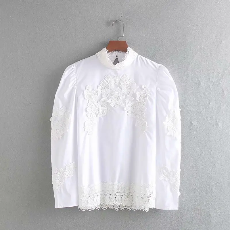 Женское элегантное кружевное вязаное крючком повседневное белое свободное