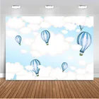 Фон для фотосъемки с изображением воздушных шаров MEHOFOTO фотосессии новорожденных