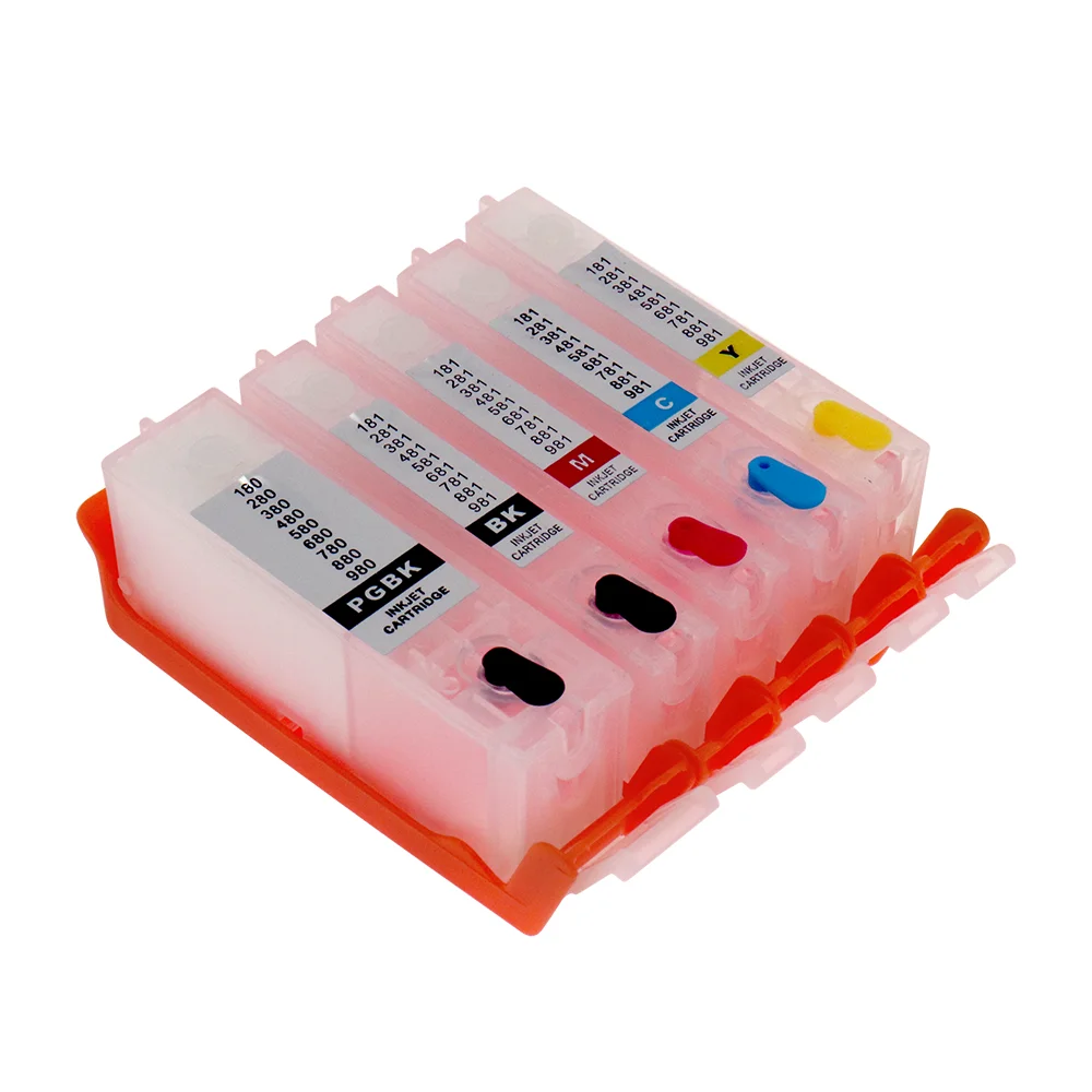 PGI 280 CLI 281 многоразовый картридж для чернил с чипами ARC Canon PIXMA TR7520 TR8520 TS8220 TS8320 TS6320