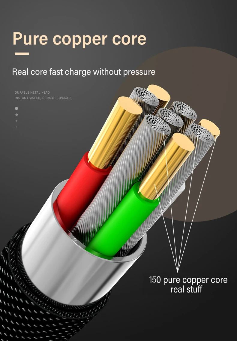 5A usb type-C светодиодный кабель для быстрой зарядки Micro USB type-C для huawei mate 20 Pro P20 samsung Xiaomi