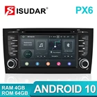 Автомобильный мультимедийный плеер Isudar PX6, 2 Din, Android 10, для Audi A6, C5, S6, RS6, GPS, DVD, 8 ядер, ОЗУ 4 Гб, USB, DVR, DSP, Авторадио, ROM, 64 ГБ