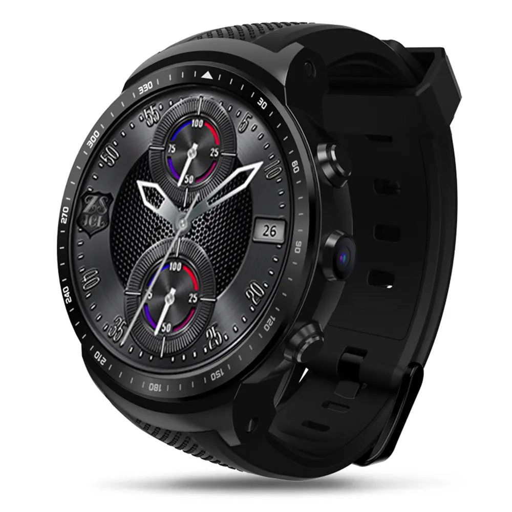 Zeblaze THOR Dual Chipset 3G Smart Watch LTE Global Bands 8MP Front Camera 2G+16G ROM WIFI GPS 1.53'' AMOLED Smartwatch Phone |
