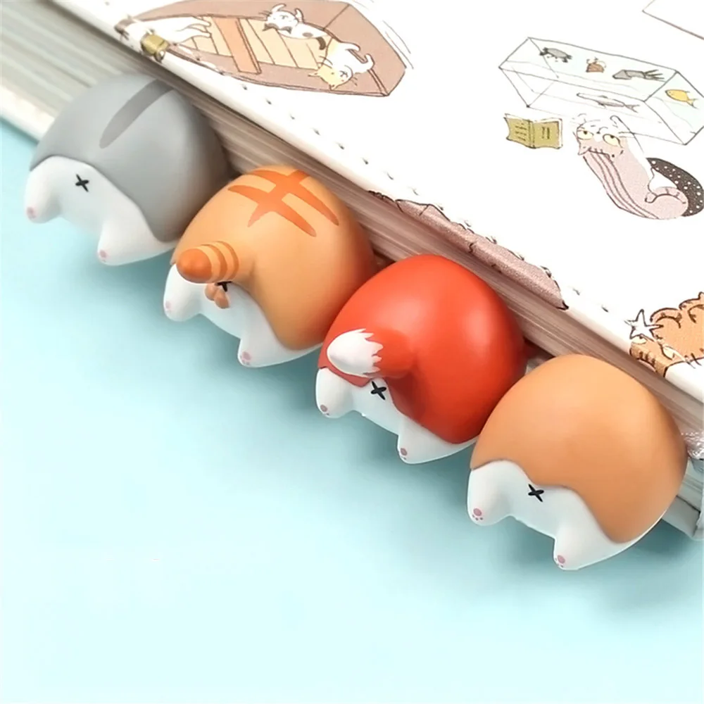 1 шт. мультяшный щенок попка Закладка милое животное прикладом Kawaii Канцелярские