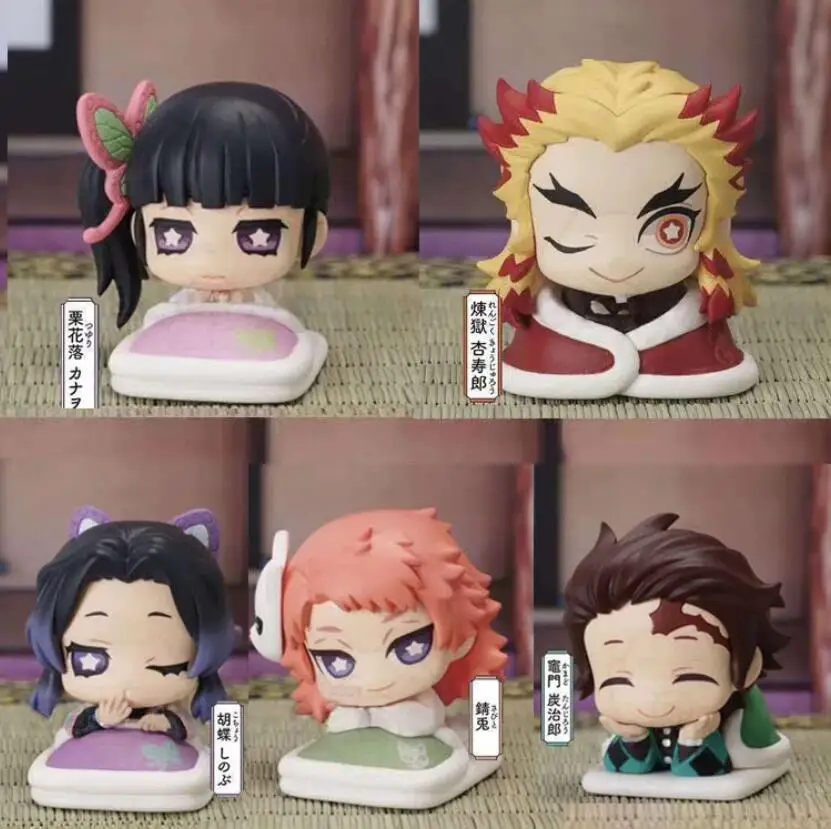 Экшн фигурки киметсу № Yaiba Kochou Shinobu Kamado Tanjirou Tsuyuri Kanawo Sabito Rengoku Kyoujurou игрушки
