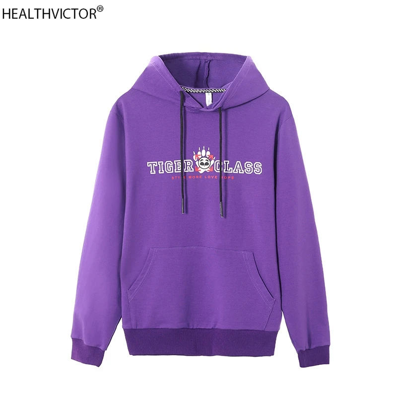 Хлопковый пуловер с капюшоном Толстовка для тренировок на открытом воздухе