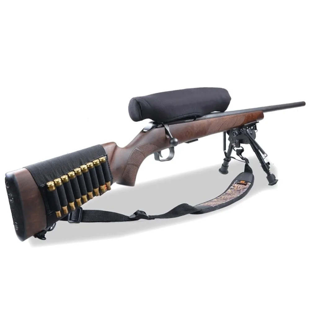 Camo Rifle Sling Gun Shot gun Strap Belt Camouflage Velour Leather Hunting SALE Black Orange