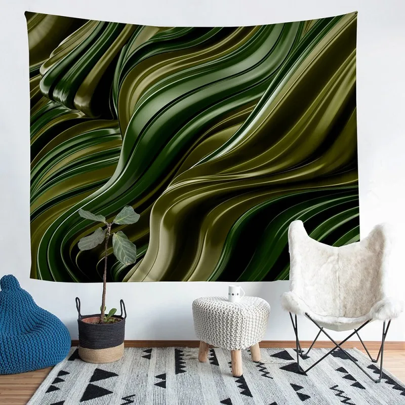 Настенный гобелен в японском стиле Скандинавское украшение для дома настенная