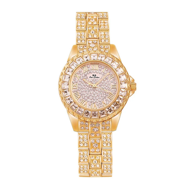 Женские часы со стразами роскошные Брендовые Часы браслет женские наручные с