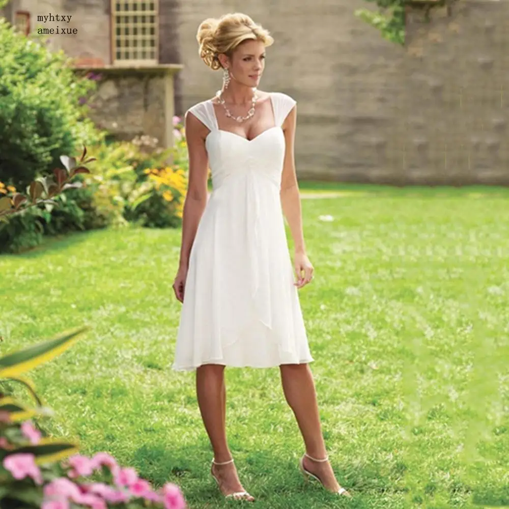 Женское шифоновое платье с рюшами Пляжное плиссированное невесты мягкое для