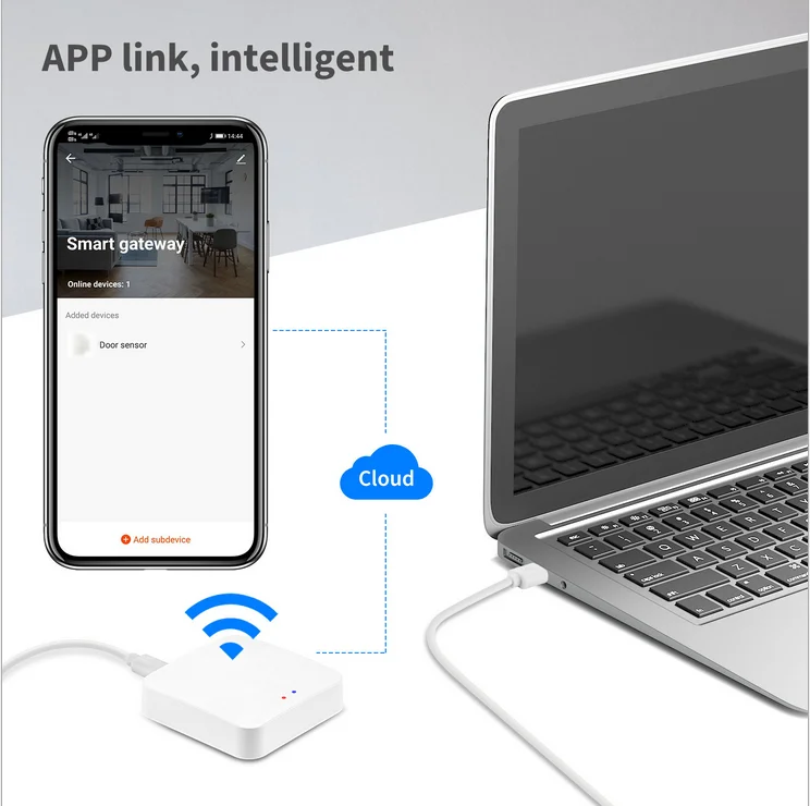 Tuya ZigBee Шлюз Мост Управление На Расстоянии Беспроводное Устройство Умного Дома HA 3.0 SmartLife Приложение Работа с Alexa Google on.