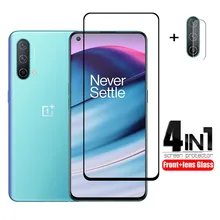 Full Glue Glass For OnePlus Nord CE 5G Tempered Glass For OnePlus 9 Nord CE Glass N10 N200 N100  Screen Protector Phone Film