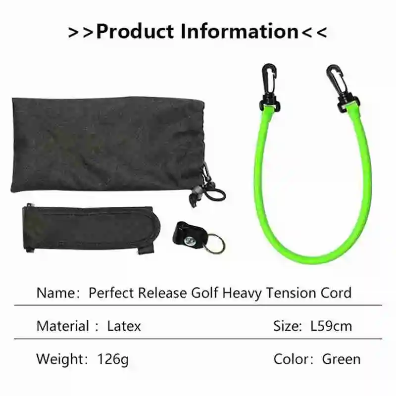 

Golf Swing Release Trainer Strength Elastic Training Rope Auxiliary Tool
