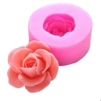 new 3d rose flower candle mould fondant soap molds silicone mold chocolate cake pastry dessert baking mould handmade soap making